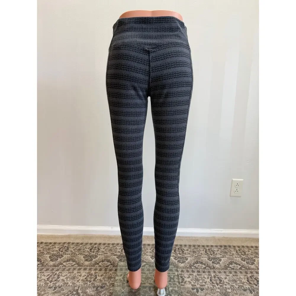 Nike Dri-FIT Legend High Rise Gray Black Space Dye Training Leggings Sz M